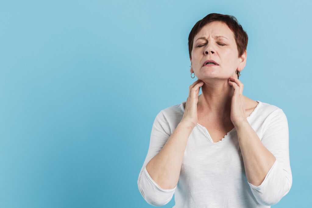 White Spots on Throat